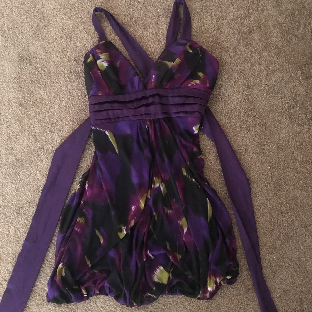 Crossed Halter Dress